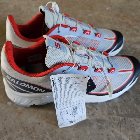 Madhappy X Salomon XT-6 FT cloud white/red trail running shoes men's size 11.5 l - Picture 11 of 14